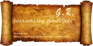 Gottschling Renátó névjegykártya